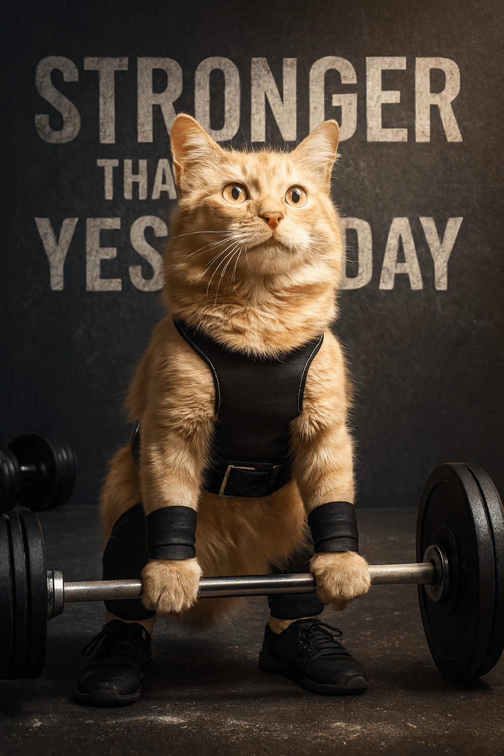 Sport funny portrait example